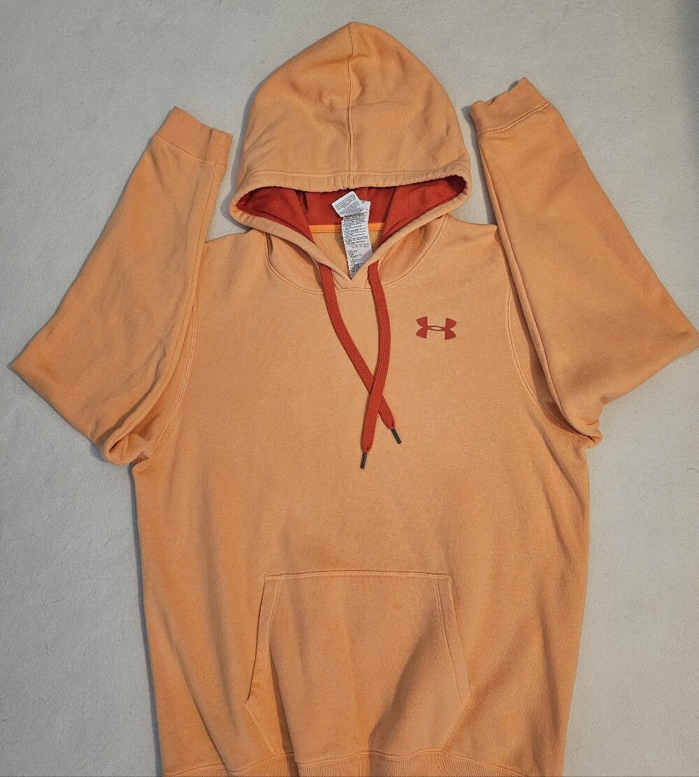 Under Armour Men’s Orange Hoodie In Exellent Condition Like New! Sz XL.